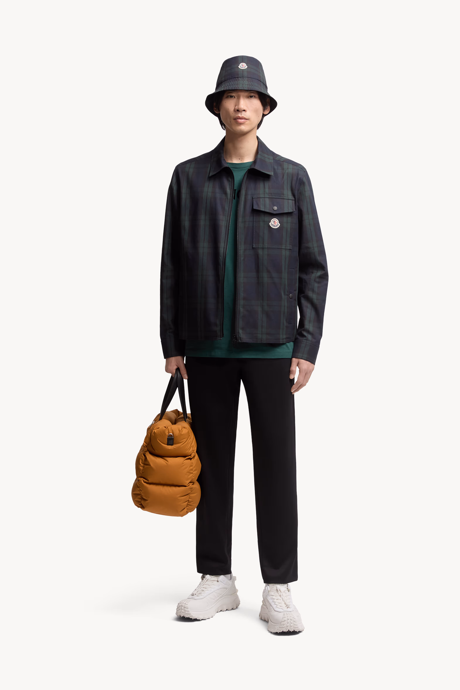 Pantalon de survêtement à logo Hommes Noir Moncler 0
